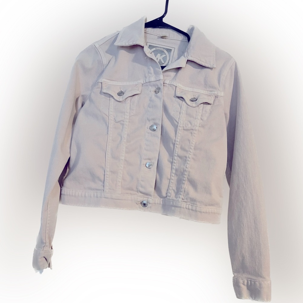 Michael Kors blush jean jacket.